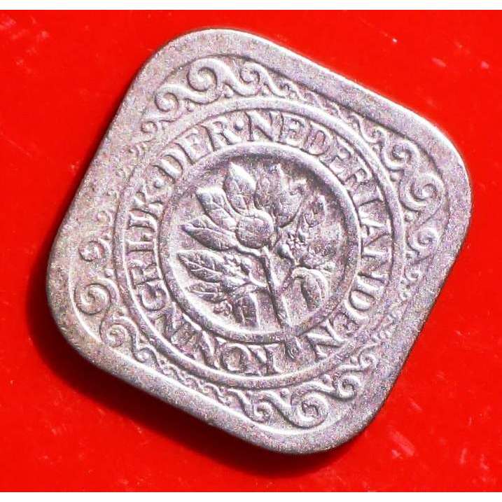 BL298 koin 5 cent Queen Wilhelmina 1923