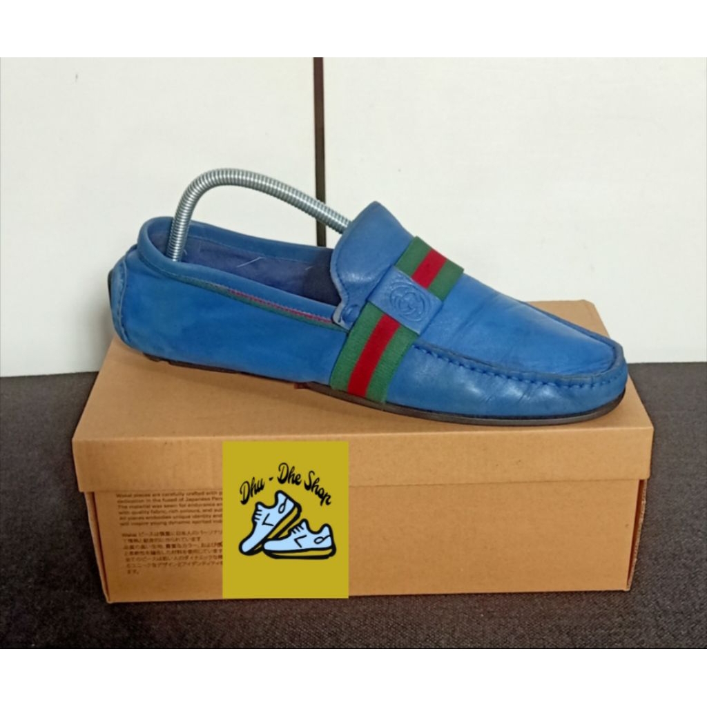 Slip on Gucci full kulit size 41 original mewah
