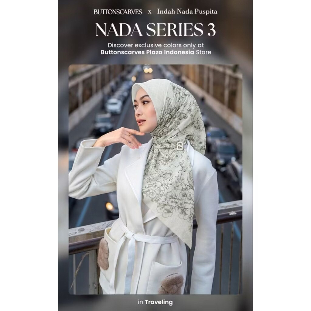 BUTTONSARVES X NADA PUSPITA NADA 3.0 LIMITED COLOR BS JILBAB SQUARE VOAL READY NEW BUKAN SECOND PREL