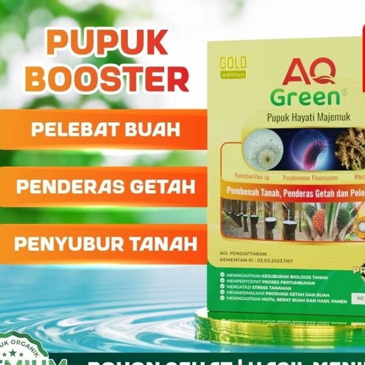 AQ Green Gold 1kg Original, Pupuk Organik