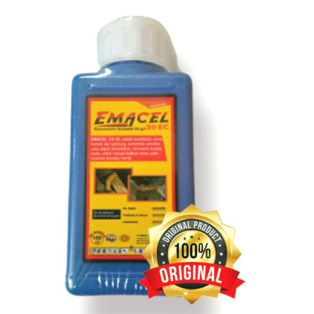 Emacel 30 EC 100ml Insektisida Bahan Aktif Emamektin Benzoat