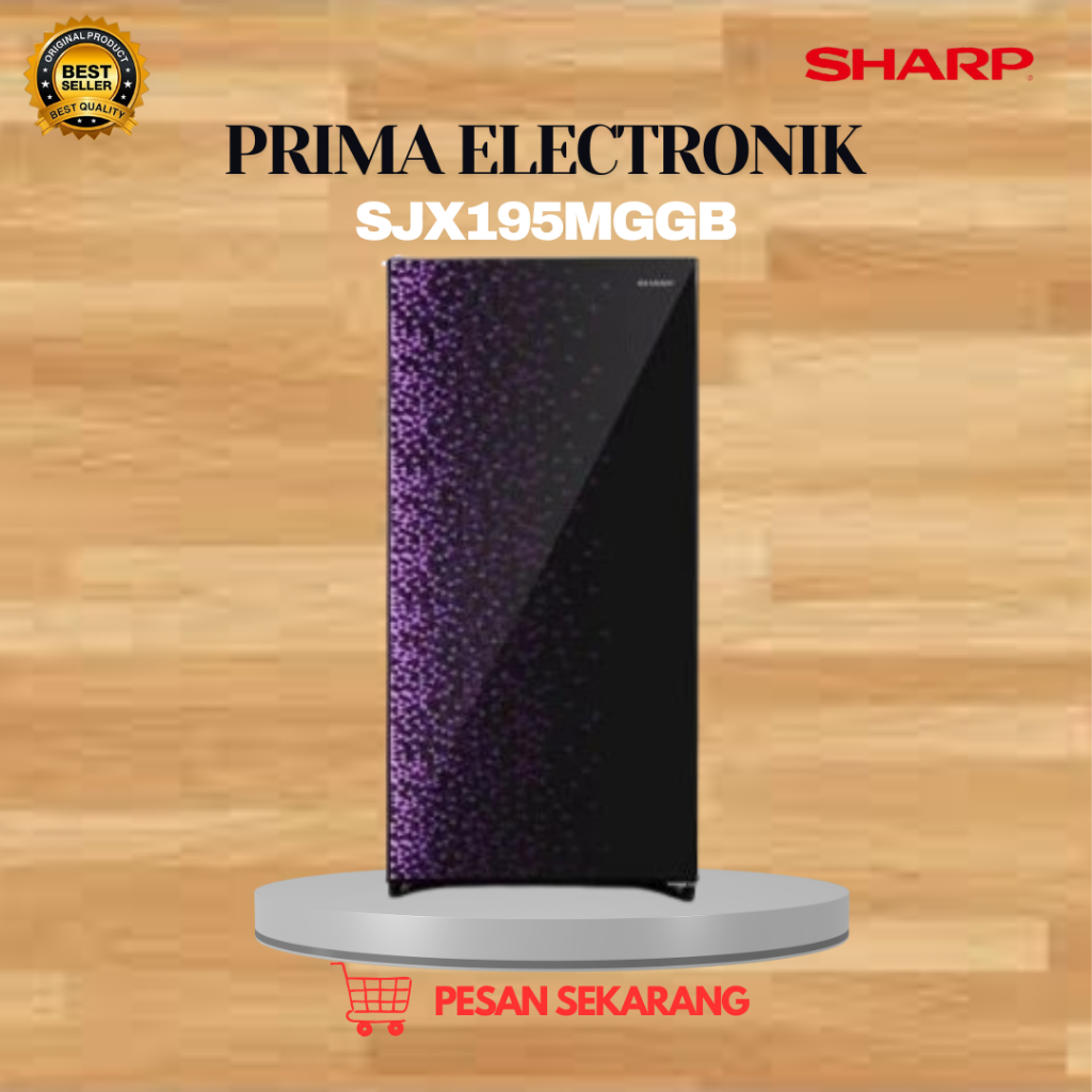 SHARP KULKAS 1 PINTU SJX195MGGB128L/SJX-195MGGB/SJX 195MGGB/ORIGINAL BERGARANSI