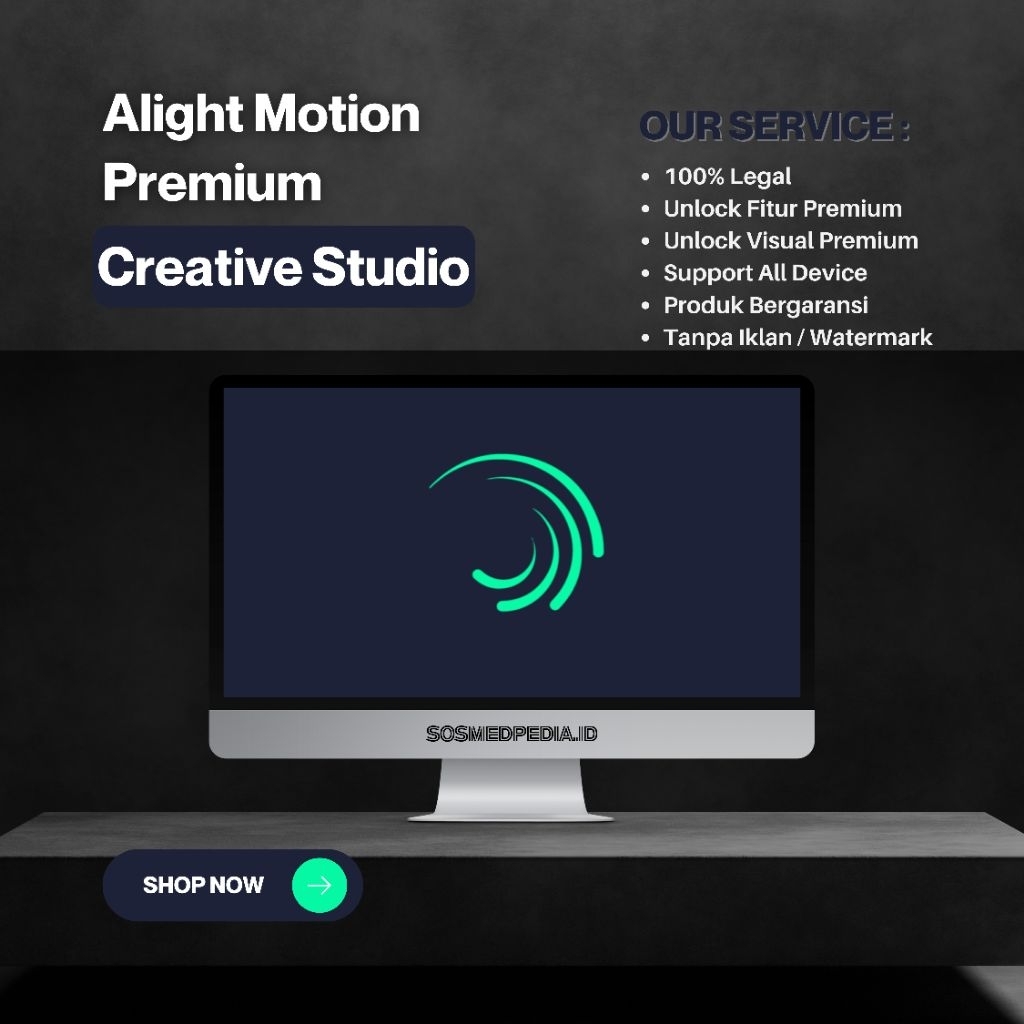 Alight Motion Pro Access | Unlock Fitur Premium | No Watermark | Bergaransi