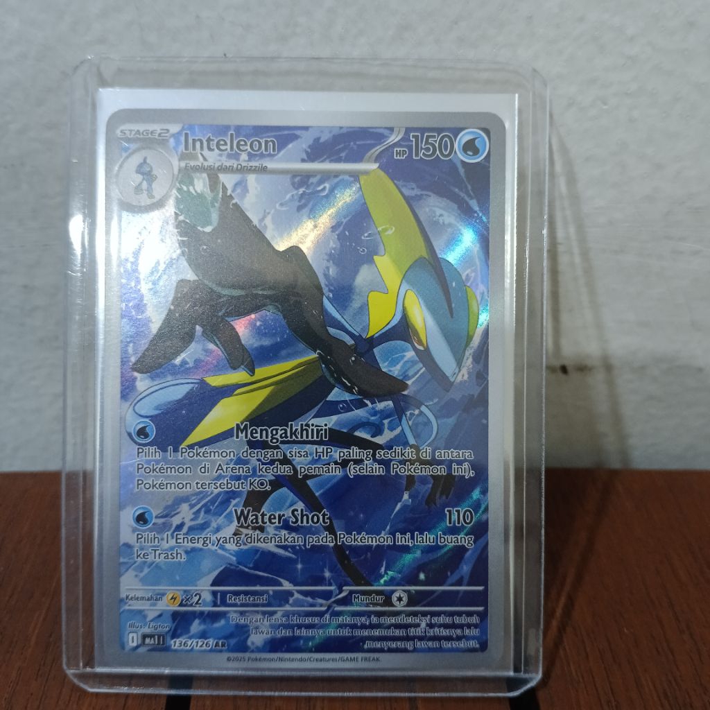 Pokemon Card Inteleon AR 136/126 – Bahasa Indonesia