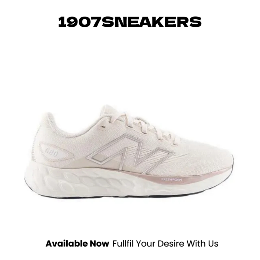 Sepatu Lari Wanita New Balance Fresh Foam 680 v8 - Beige NEWW680CD8