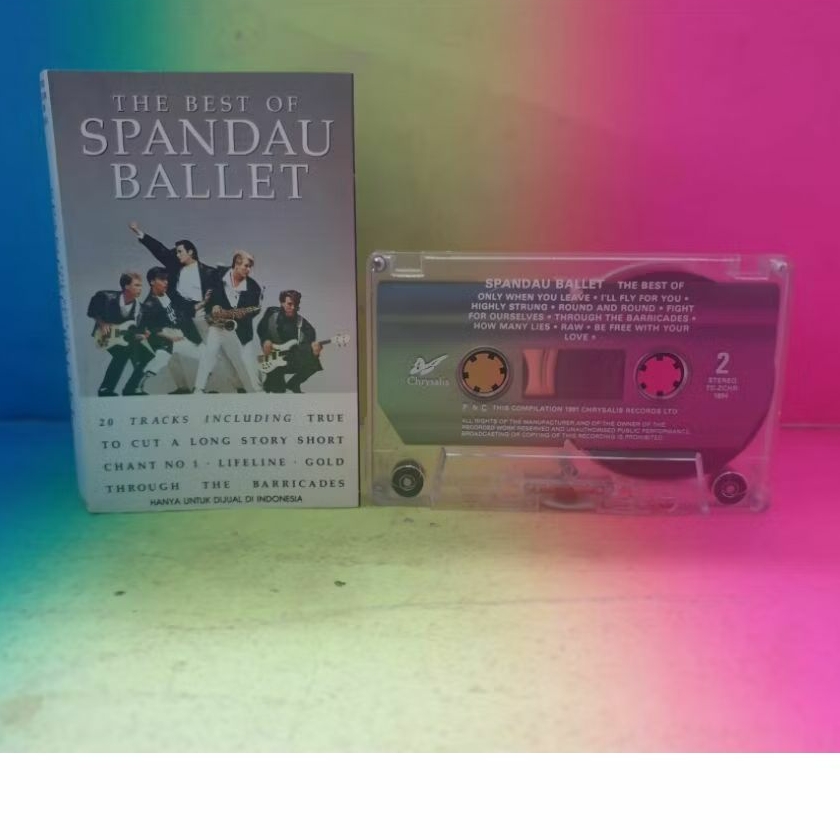 kaset SPANDAU BALLET the best of BAGUS mulus MURAH