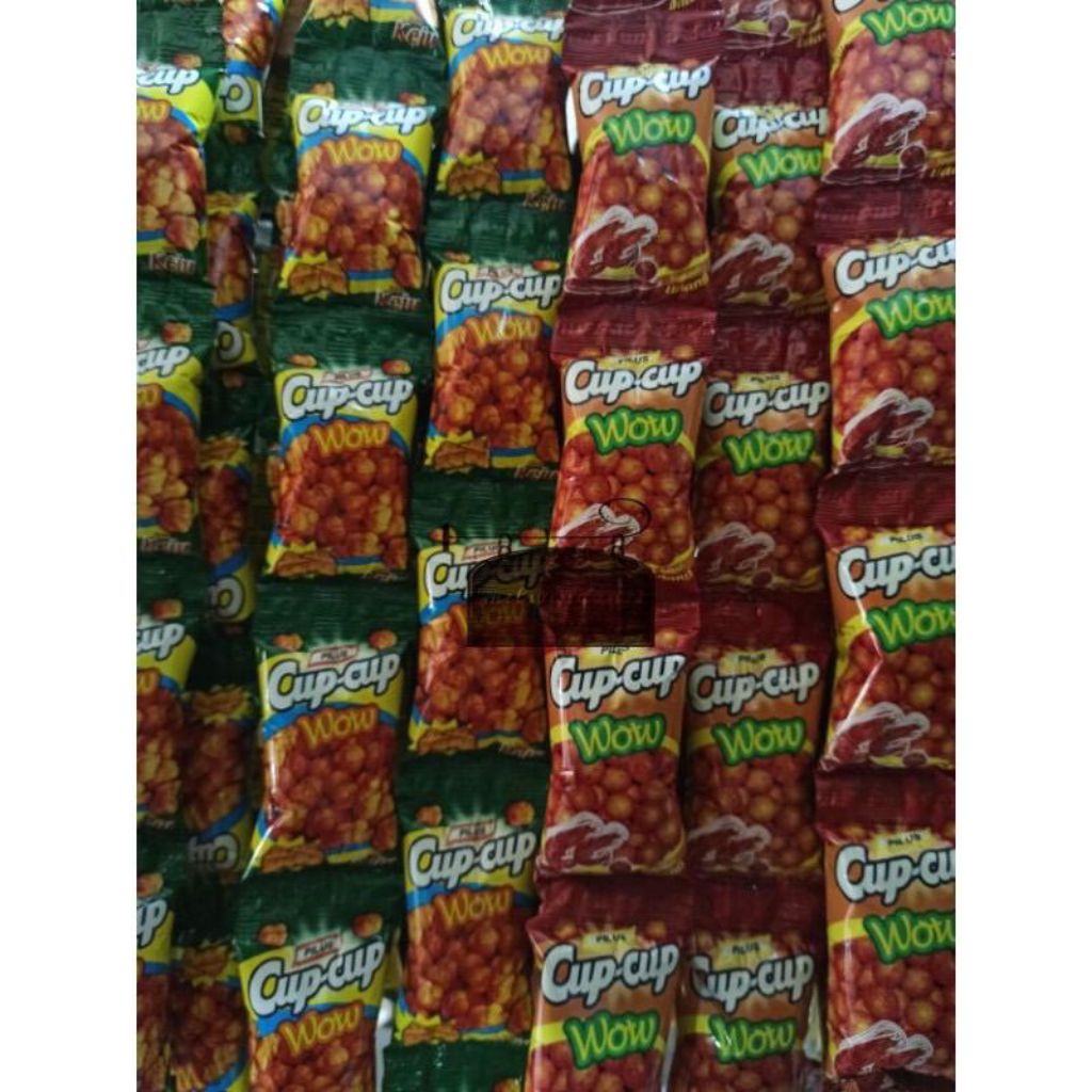 CUPCUP WOW PILUS 1PACK SNACK JADUL JAGUNG DAN PEDAS ISI 20PCS