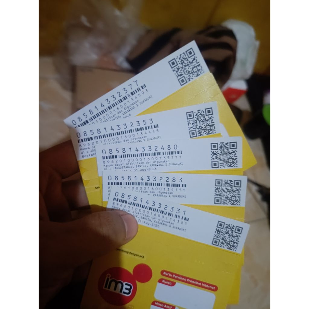 Kartu Perdana Indosat 0K