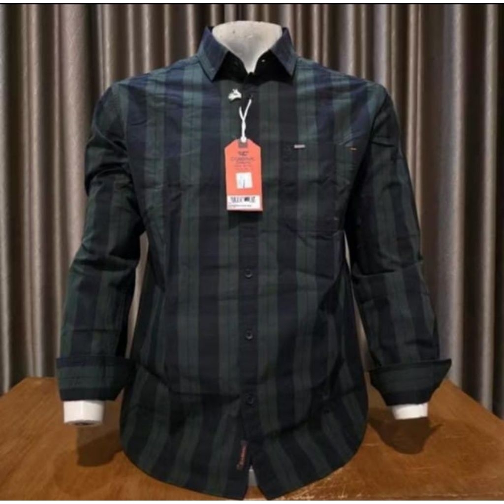 kemeja cardinal casual original lengan panjang