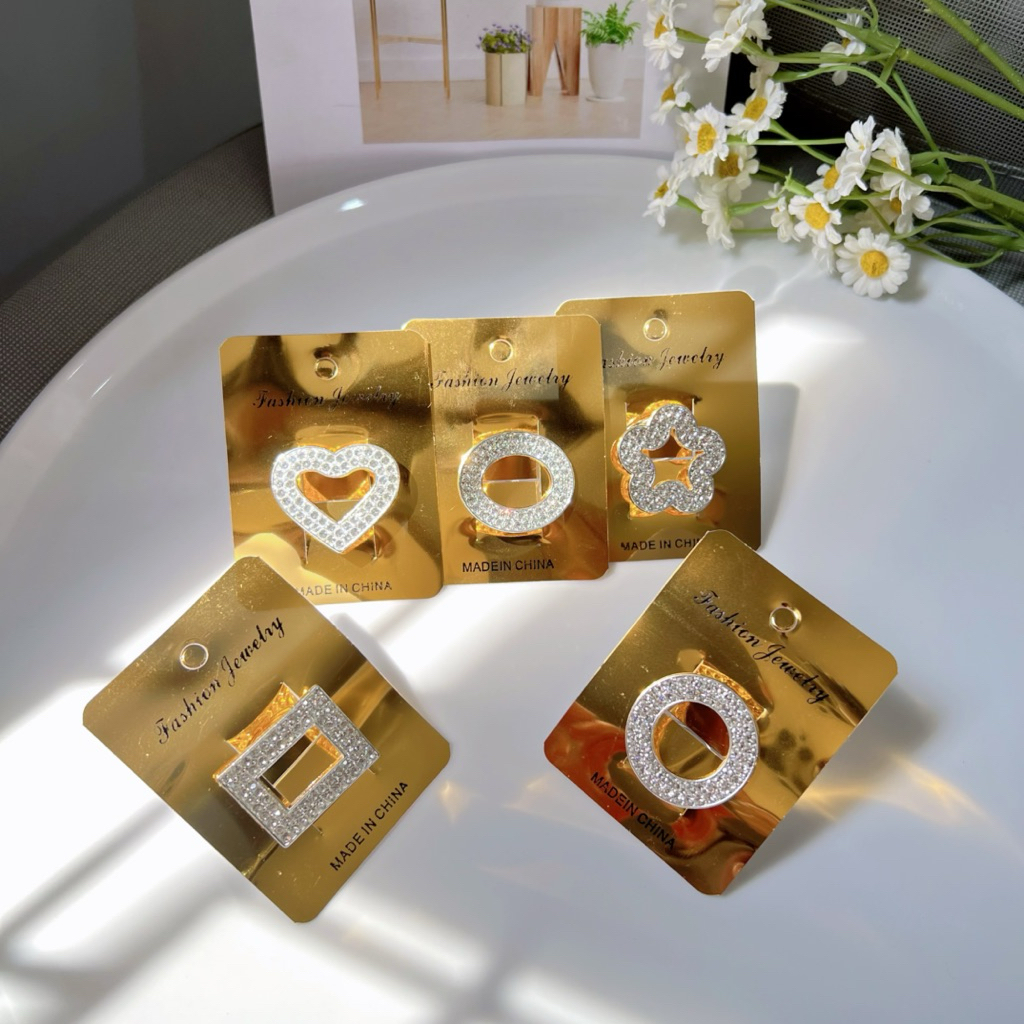 Ring Hijab / Bros Ring Cincin Hijab / Ring Jilbab / Ring Kerudung / Ring Syal / Bros Cincin / Bros W