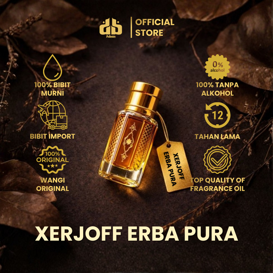 Parfum  XERJOFF ERBA PURA Bibit Murni Premium Tahan Lama Aroma Inspired