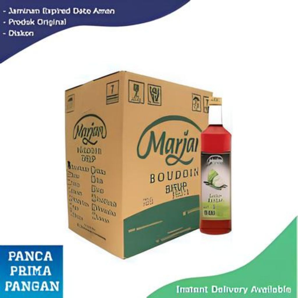 Sirup Marjan Cocopandan - 1 Dus Isi 12 pcs