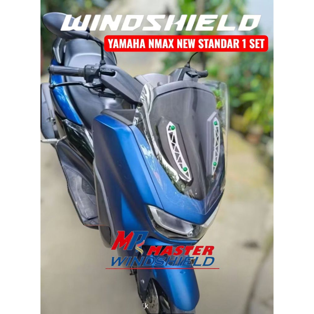 Visor Yamaha Nmax New Plus Bracket Garnish Windshield Nmax New