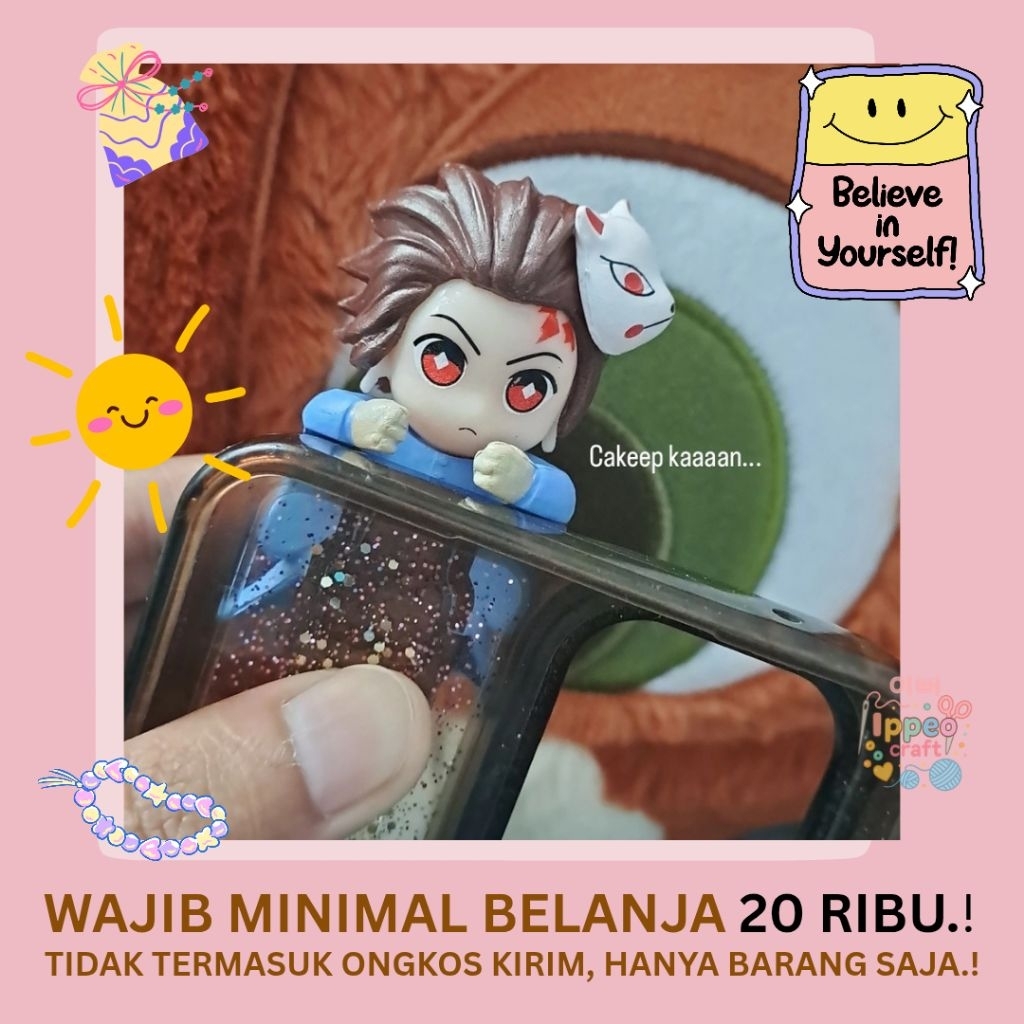 Hippers Hiasan HP 1:1 Kimetsu No Yaiba | Demon Slayer (Bisa pilih karakter)