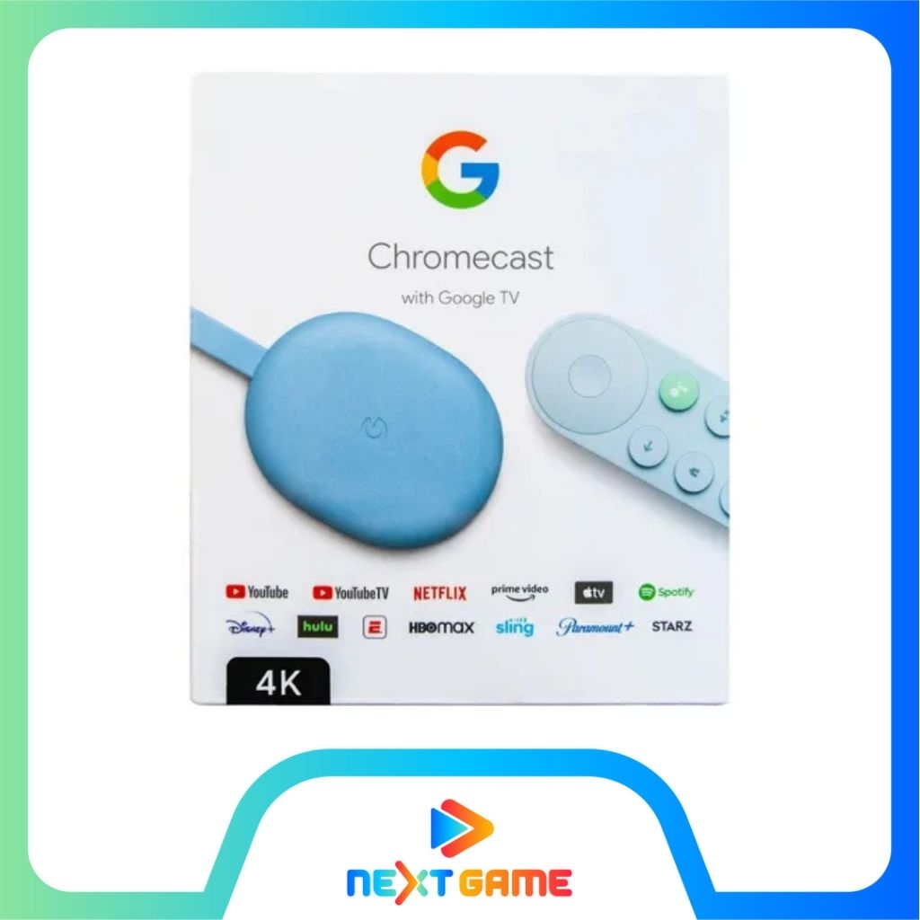 Google Chromecast with Google TV - 4th Gen - 4K Support