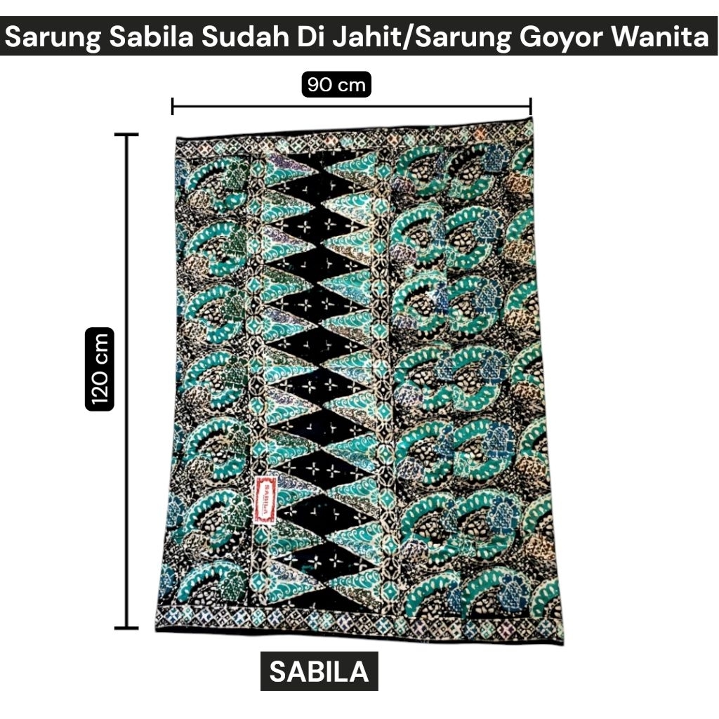 Sarung Santri Wanita SABILA/TUBAN/GOYOR Asli Handmade Sudah Jahit