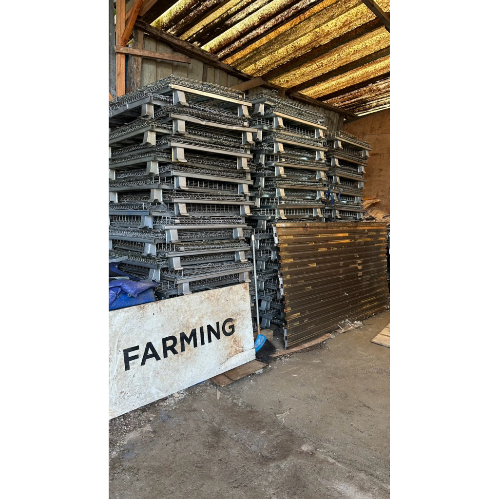 plet mesh/keranjang besi BEKAS