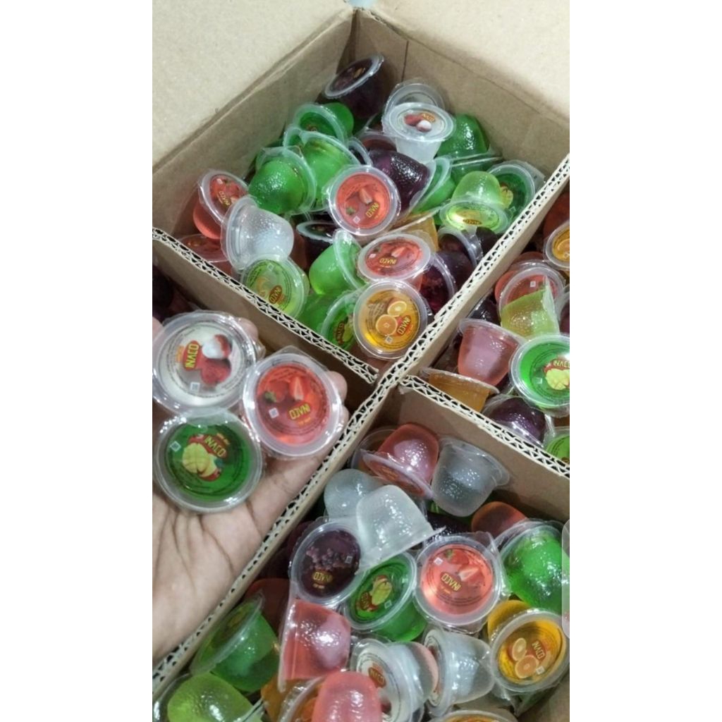 1 dus isi 10 kg jelly jely inaco kiloan harga murah grosir cemilan/ Snack bandung bisa kirim instant