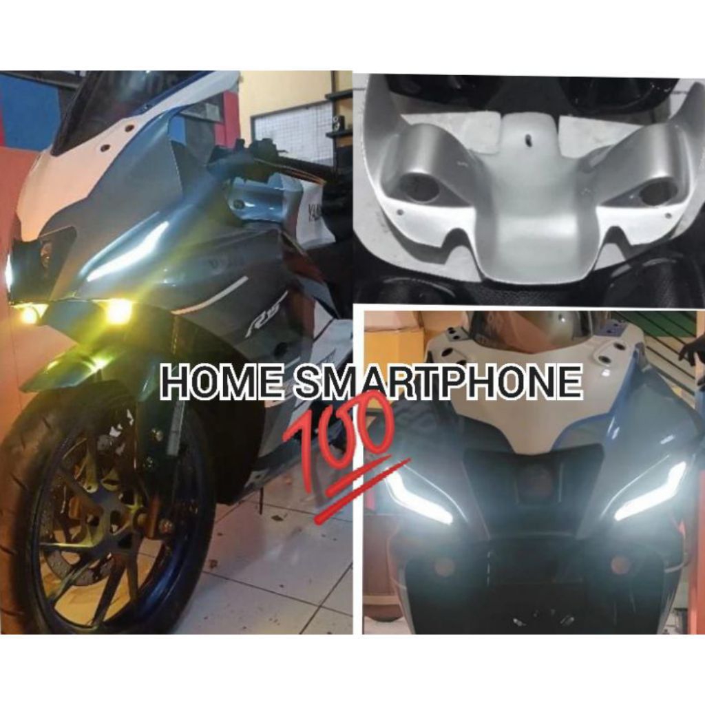 Winglet Yamaha R15M R15 V4 Model R1 Lampu Projie
