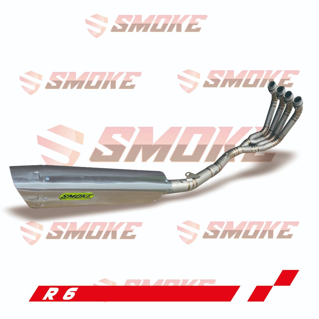 Knalpot Original Smoke Muffler - Knalpot Yamaha YZF R6 bahan stainless steel