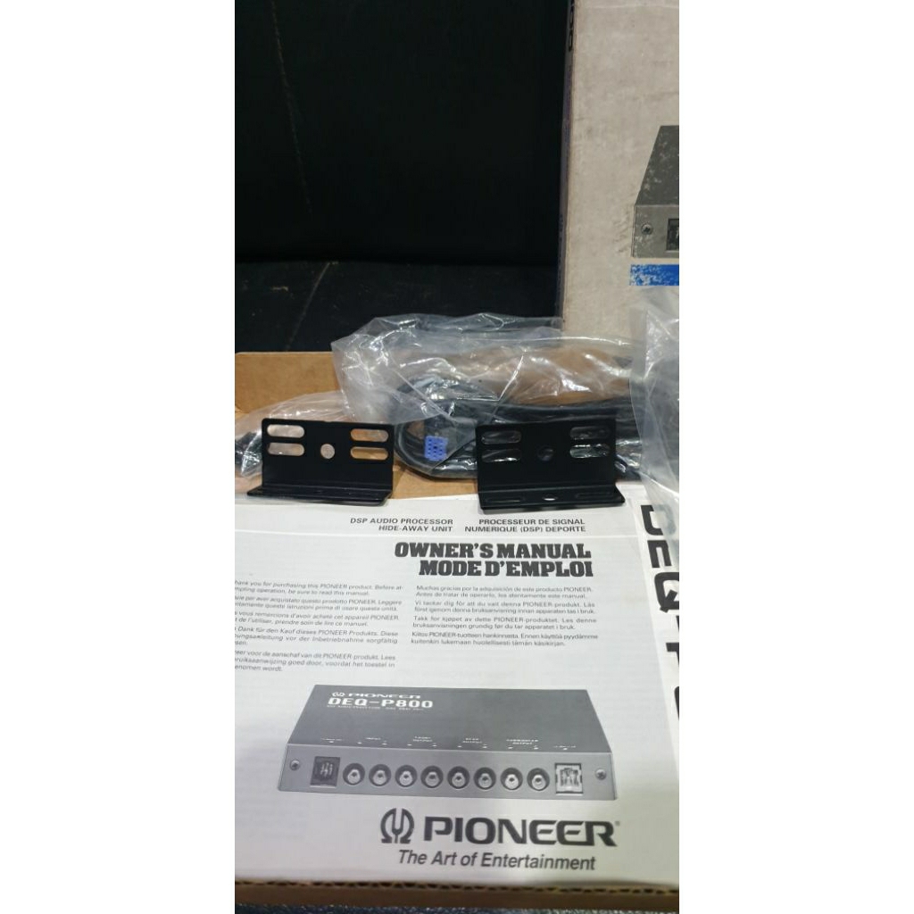 DSP processor Audio mobil Pioneer DEQ-P800 kondisi Nos Baru stok lama untested