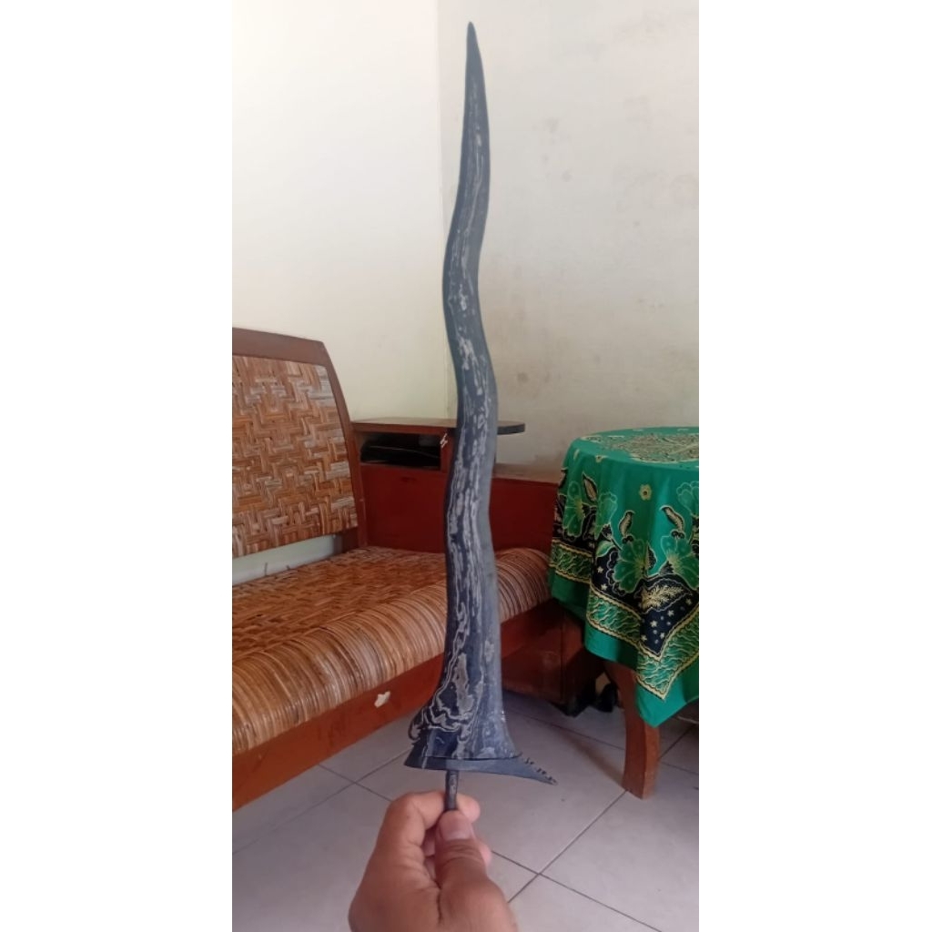 Bilah Keris Pandawa Luk 5 Pamor Beras Wutah