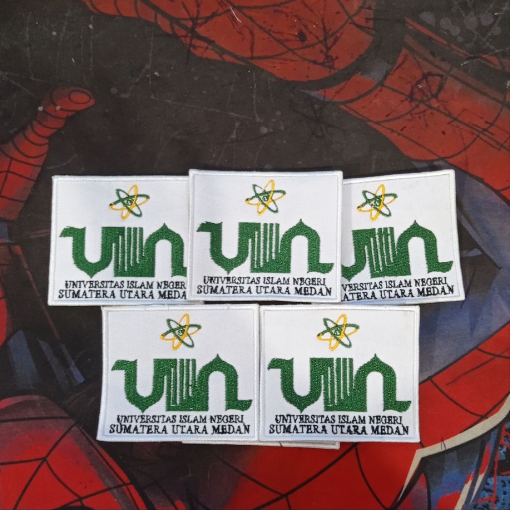 patch emblem bordir logo UIN SUMUT (Universitas Islam Negeri Sumatera Utara)
