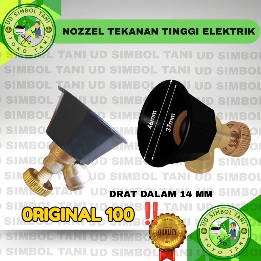 NOZEL SPRAYER ELEKTRIK TEKANAN TINGGI NOZEL KABUT