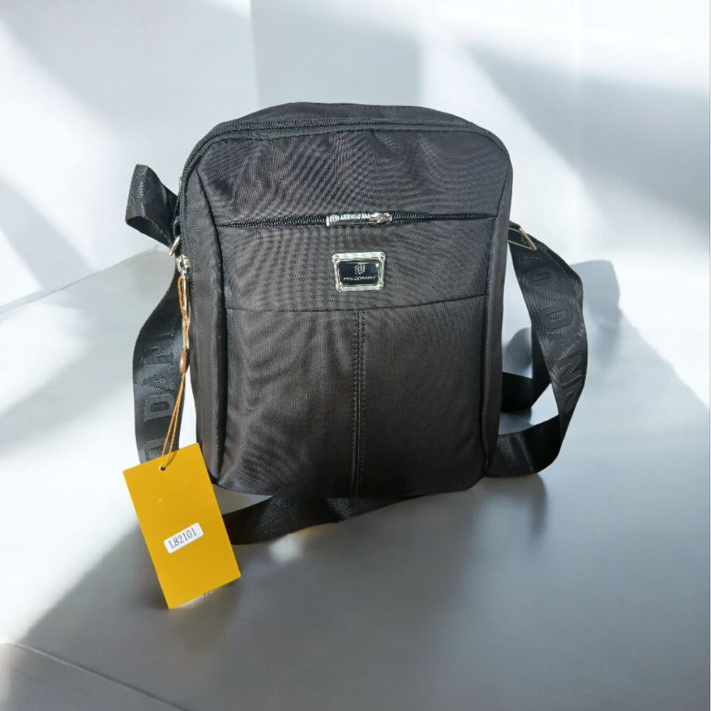 Polo Danny Tas selempang pria bahan kanvas | Slingbag Polo Danny