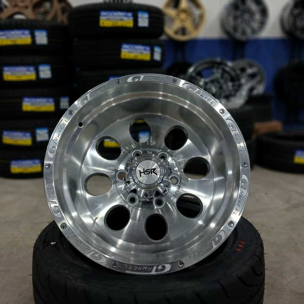 Velg Mobil ofroad Celong Ring 16 Hsr DUFFY XH654 HSR Lebar 10 Inch Lubang 6 Cocok Strada Triton L200