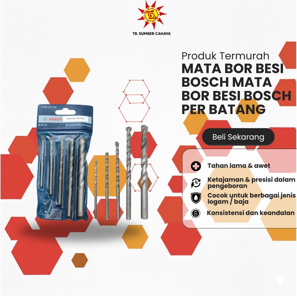 MATA BOR BESI BOSCH Mata Bor Besi BOSCH PER BATANG