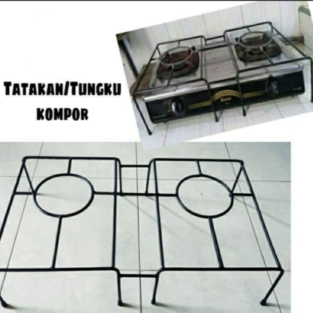 Tatakan tungku kompor rinai isi 2 tangkringan kompor rinai isi 2 tatakan oven kompor rinai