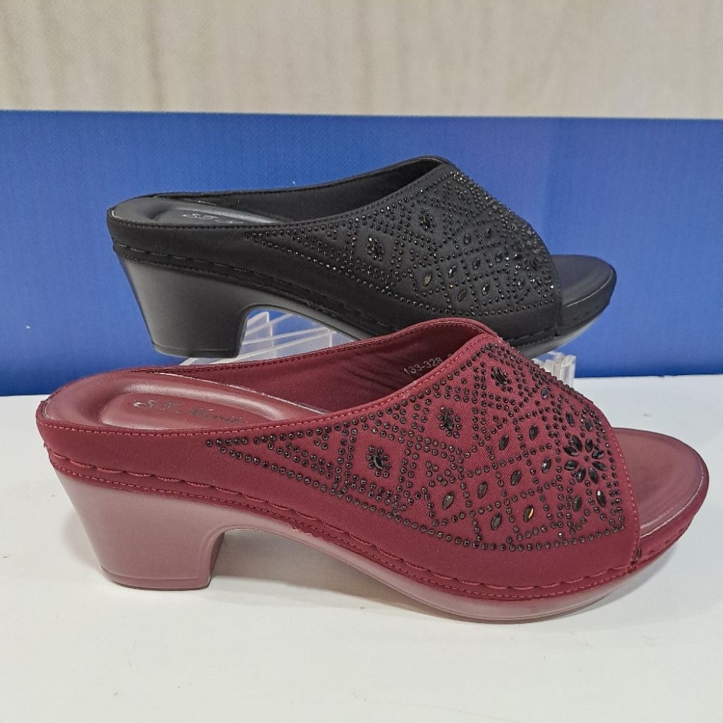 sandal wanita st.moritz heels 6 cm