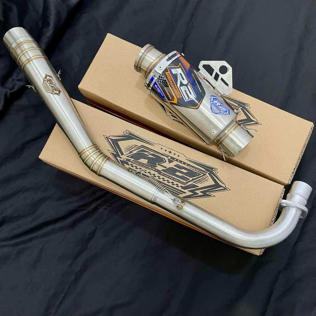 Knalpot Racing 110CC-200CC R2 ori GTX ,Roadrace,Harian, Z1, jupiter, vega, Revo, Supra
