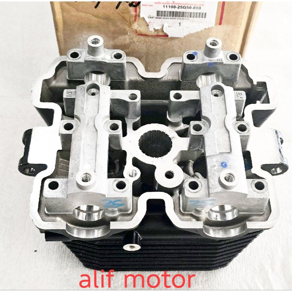 BLOCK/BLOK CYLINDER HEAD SATRIA FU 150 KARBU ORI SGP