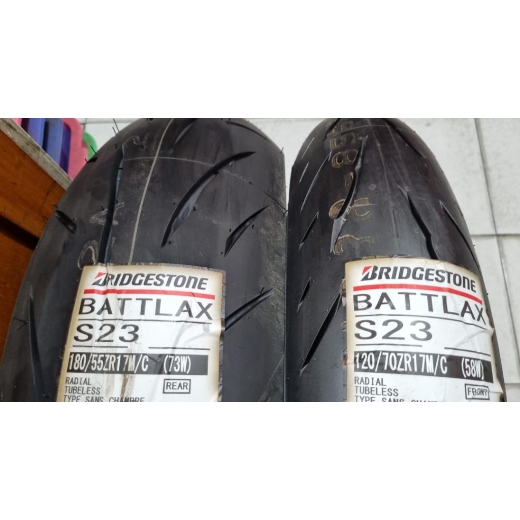 BAN BATTLAX S23 120/70-17 & 180/55-17