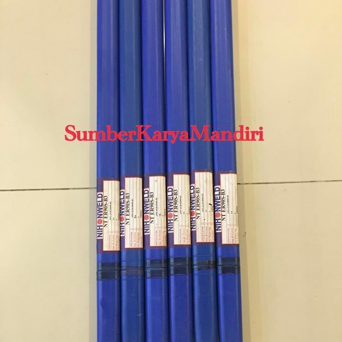Kawat Las Nihon Weld NT ER90S-3B 2,4MM x 1000MM (5000g)