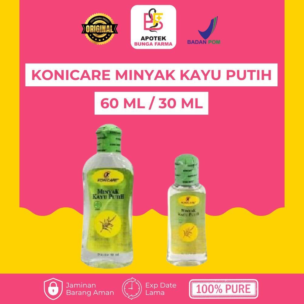 KONICARE MINYAK KAYU PUTIH 30ml / 60ml-MINYAK KAYU PUTIH