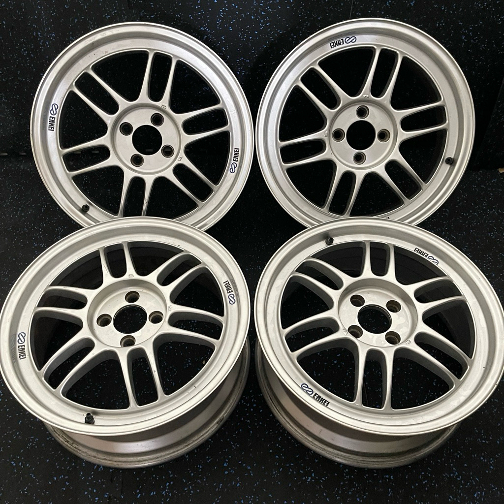 Velg Original Enkei RPF1 Ring 17. Made in Japan. M.A.T. Lebar 7. 4x100