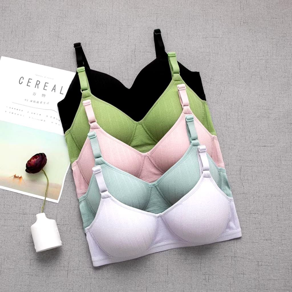 PROMOO Bh Bra Wanita Dewasa Tanpa Kawat Murah Bagus
