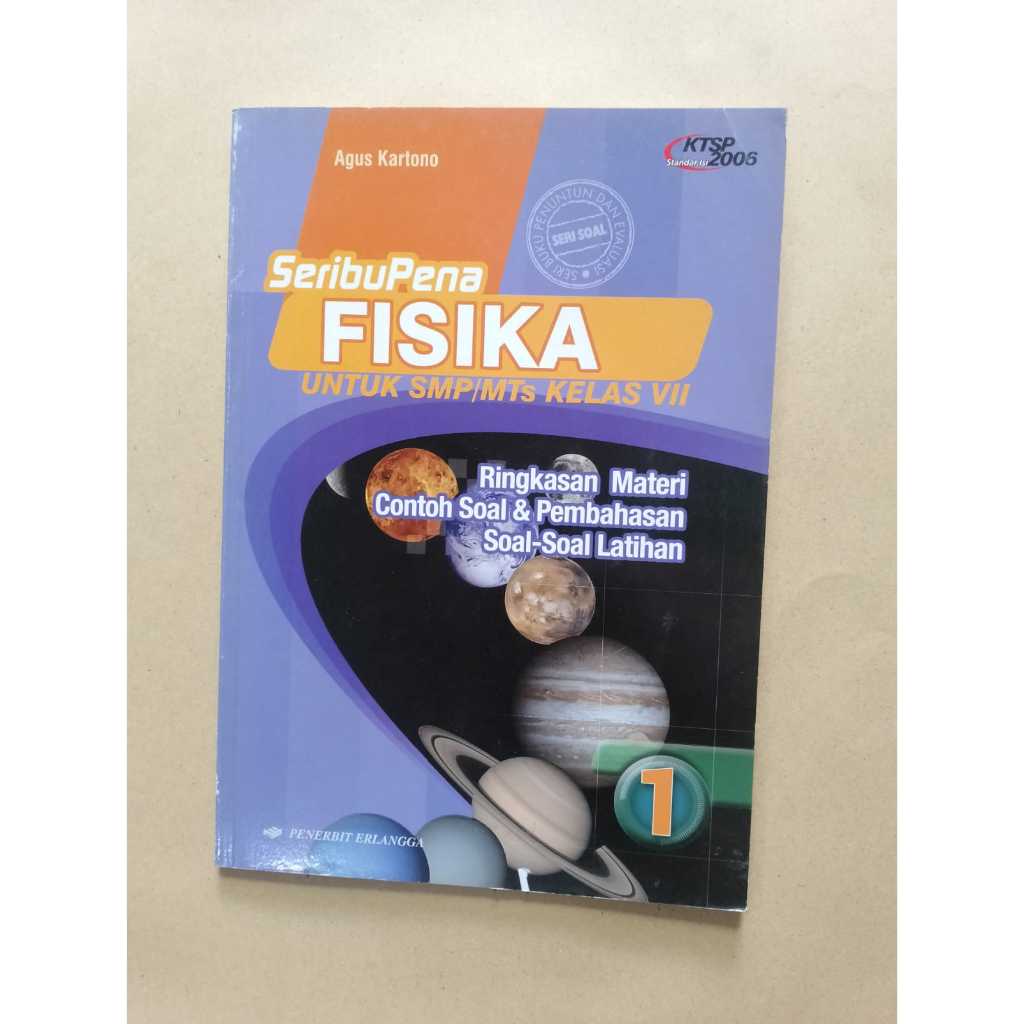 Buku obral Seribu Pena FISIKA Kelas 7 SMP (KTSP 2006) / ERLANGGA