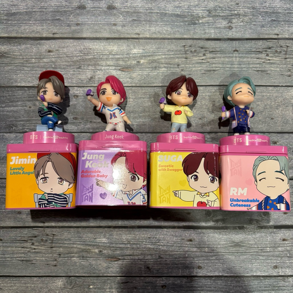 [ tiny tan x baskin robbins ] container + figure