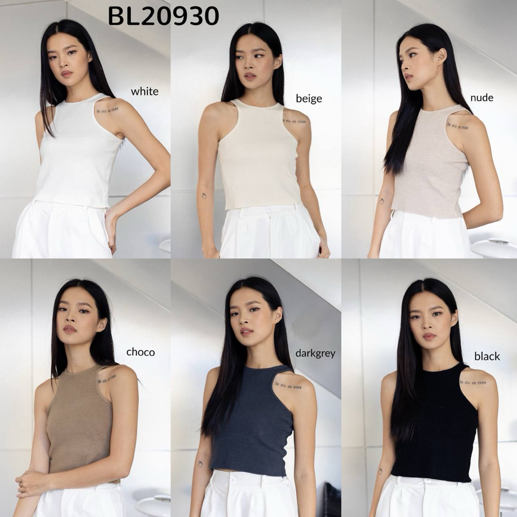 Premium Soft Halter Knit Tanktop BL20930