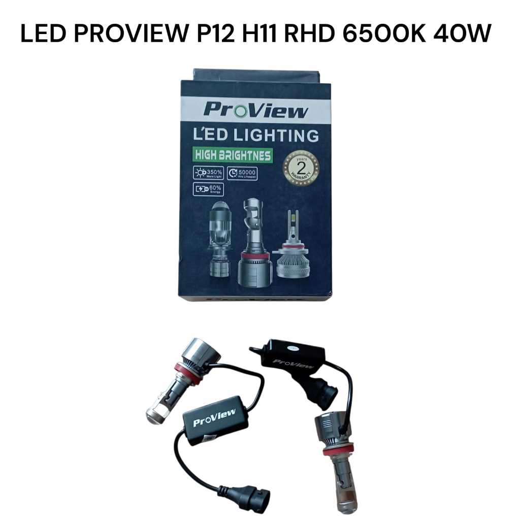 Led Proview H11 P12 RHD 6500K 40W LED FOGLAMP H11