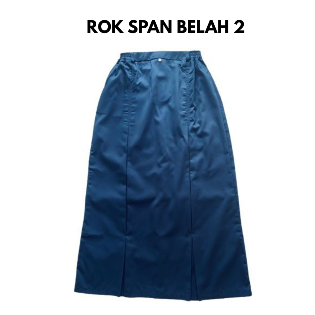 Rok Span Belah 2 Seragam Sekolah SMP/SMA
