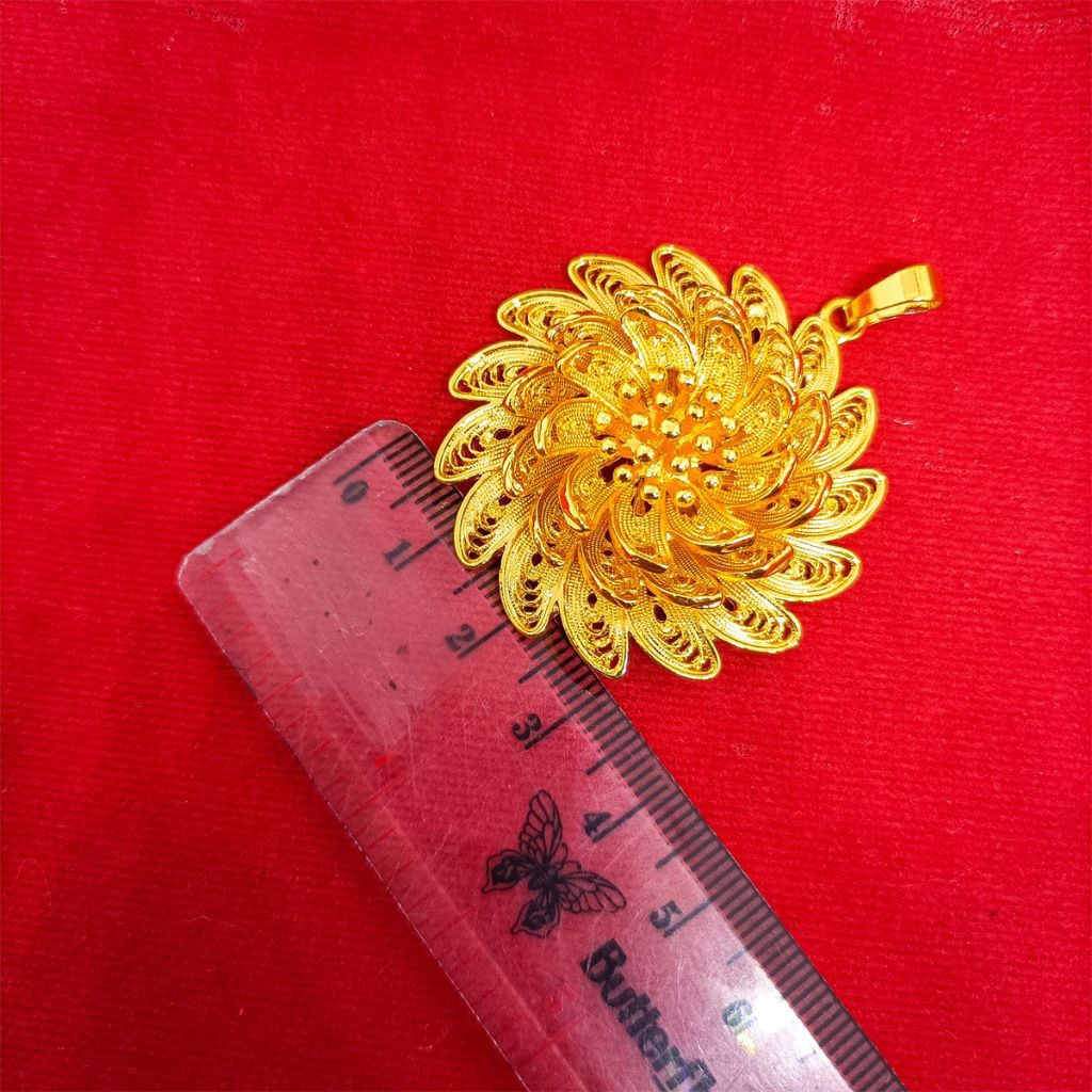 LIONTIN BANGKOK PERHIASAN DUBAI LAPIS EMAS 24K