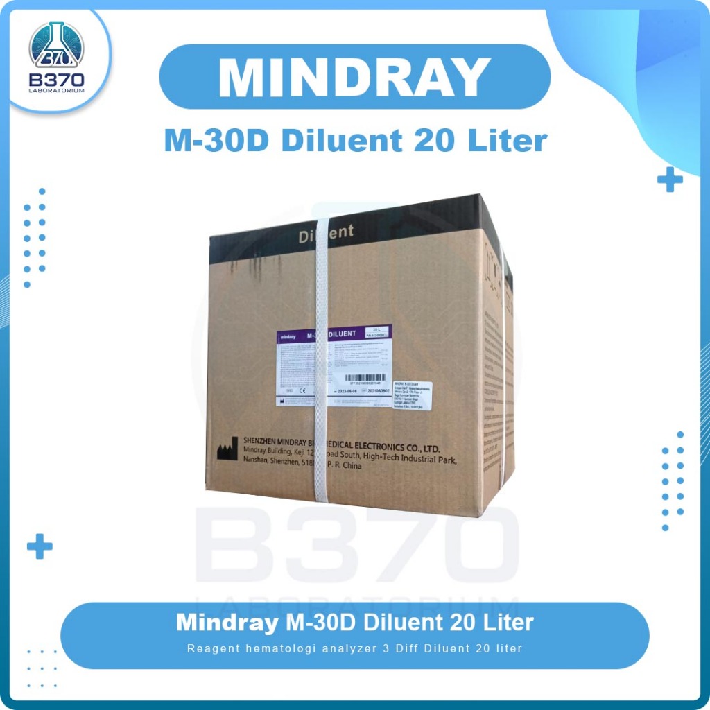 Mindray M-30D DILUENT 20 Liter - Reagen Hematology Mindray 3 diff