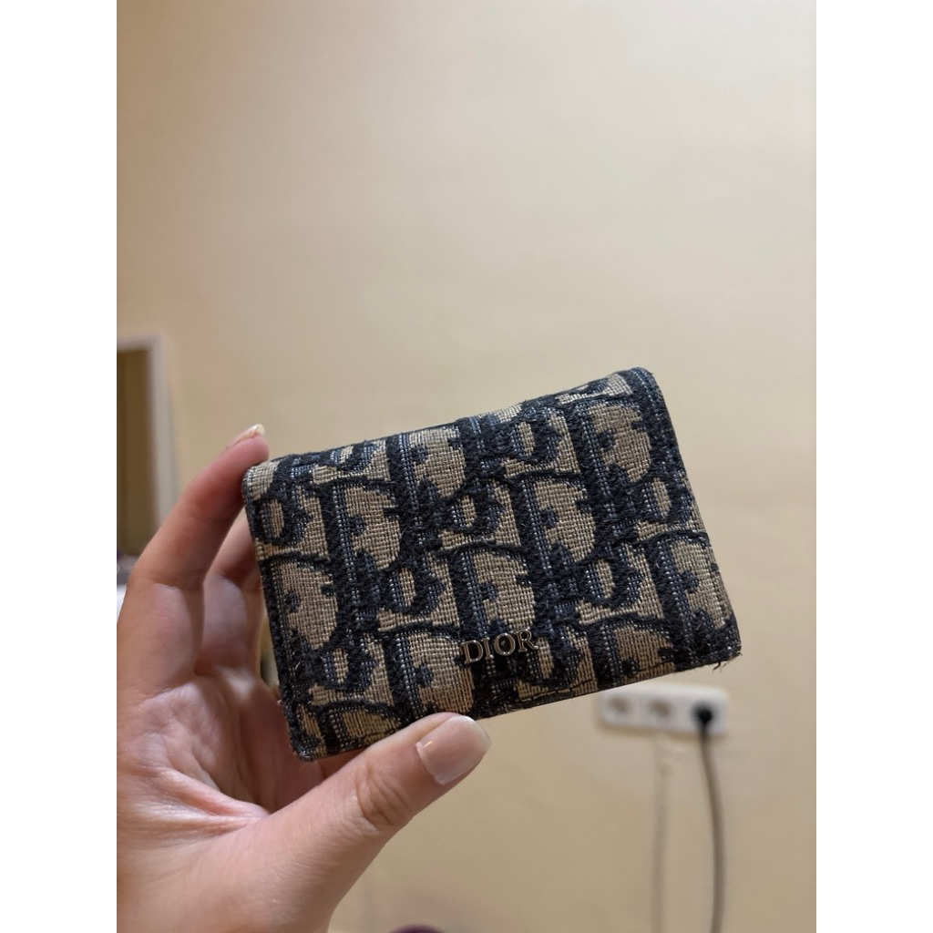 dior wallet oblique dompet dior authentic