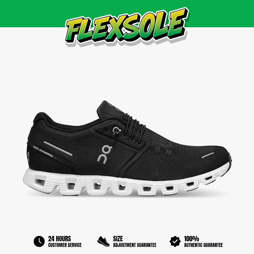 Sepatu On Running On Cloud 5 Coreblack Sneakers Running Authentic
