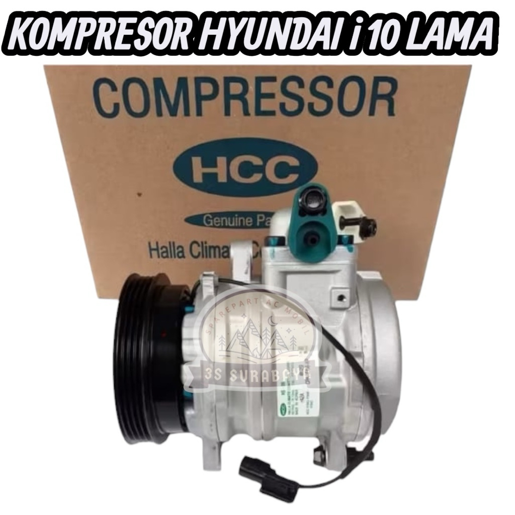 Kompresor Hyundai i10 Lama i 10 Compressor Hcc Ac mobil (Baru/New)